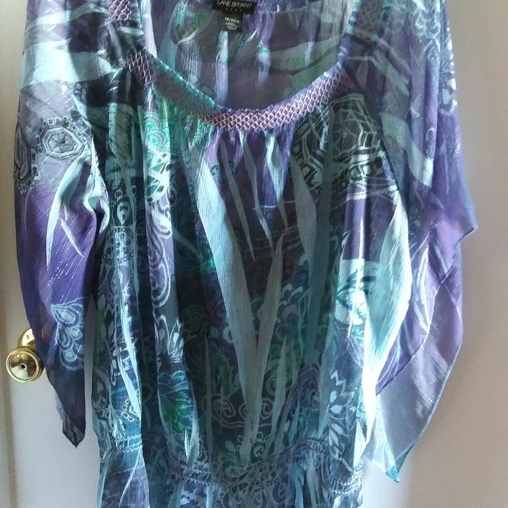 Lane Bryant sheer top